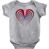 love red best Baby Bodysuit