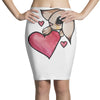 bunny rabbit love Pencil Skirts