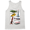 thunderbirds vehicles, ideal gift, birthday present Tank Top