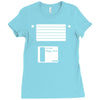 floppy disk Ladies Fitted T-Shirt