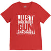 Just One More Gun I Promise V-Neck Tee