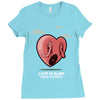 love is blind Ladies Fitted T-Shirt