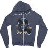 gas mask Zipper Hoodie