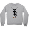 a cat always with me Crewneck Sweatshirt