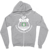 cia badge cider imbibing anarchist with badge Zipper Hoodie