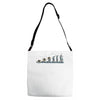 evolution of espionage Adjustable Strap Totes