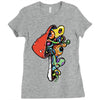 inside a mushroom Ladies Fitted T-Shirt