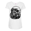 apace invader Maternity Scoop Neck T-shirt