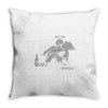 banksy fallen angel Throw Pillow