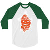 halloween pumpkins burst 3/4 Sleeve Shirt