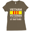 vietnam veteran Ladies Fitted T-Shirt