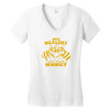 bee healthy  eat your honey Women's V-Neck T-Shirt
