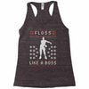 floss like a boss Racerback Tank