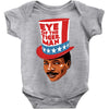 eye of the tiger man Baby Onesie
