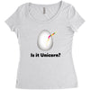 is it Unicorn Women's Triblend Scoop T-shirt