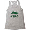 camping is in tents t shirt Racerback Tank