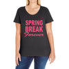 spring break forever Ladies Curvy T-Shirt