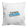 town drunk Throw Pillow