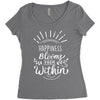 Happiness Women's Triblend Scoop T-shirt
