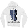 don't tell me to smile Zipper Hoodie