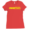 fake taxi Ladies Fitted T-Shirt