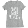 plant based princess Ladies Fitted T-Shirt