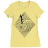 surf nose Ladies Fitted T-Shirt