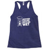mother nature gets me wet Racerback Tank