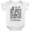 i teach mine science teacher Baby Onesie