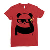 panda bear Ladies Fitted T-Shirt