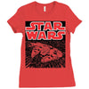 millennium falcon Ladies Fitted T-Shirt