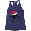 skull christmas Racerback Tank