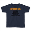 October Girl Hated By Many Toddler T-shirt