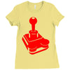 joystick game Ladies Fitted T-Shirt