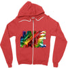 jake paul text paradise Zipper Hoodie