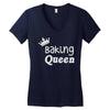 baking queen Women's V-Neck T-Shirt