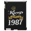 kings are born in 1987 iPad 3 and 4 Case
