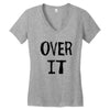 over it slim fit Women's V-Neck T-Shirt