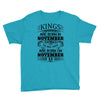 Real Kings Are Born On November 13 Youth Tee