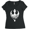 fractured rebellion Women's Triblend Scoop T-shirt