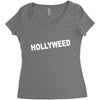 hollyweed Women's Triblend Scoop T-shirt
