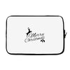 merry christmas flower Laptop sleeve