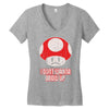 i don't wanna grow up Women's V-Neck T-Shirt