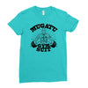 mugatu gym suit Ladies Fitted T-Shirt