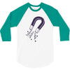 powerful magnet 3/4 Sleeve Shirt