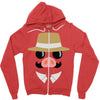 minimal porco Zipper Hoodie