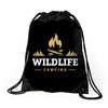 Wildlife Camping Drawstring Bags