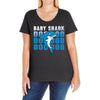 Baby Shark Doo Doo Ladies Curvy T-Shirt