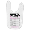 April Girl Facts Taurus Baby Bibs