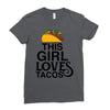 This Girl Loves Tacos Ladies Fitted T-Shirt